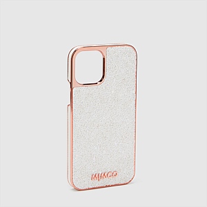 LIGHT GOLD SHIMMER FLIP CASE FOR IPHONE 12-12 PRO - FOR IPHONE 12 